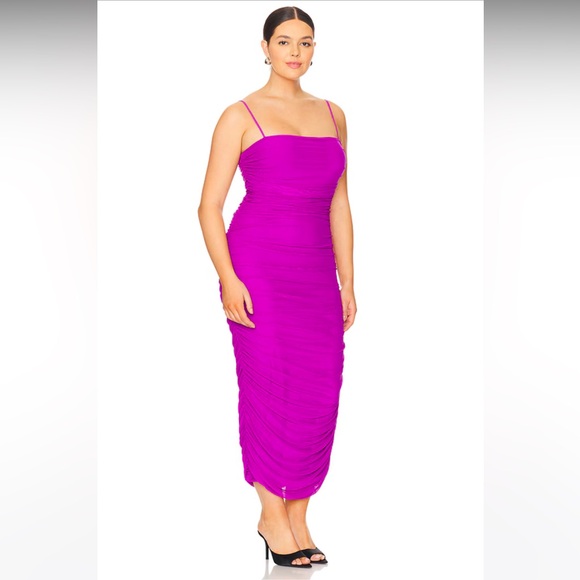 AFRM Hazel Dress in Cactus Flower - Picture 4 of 6